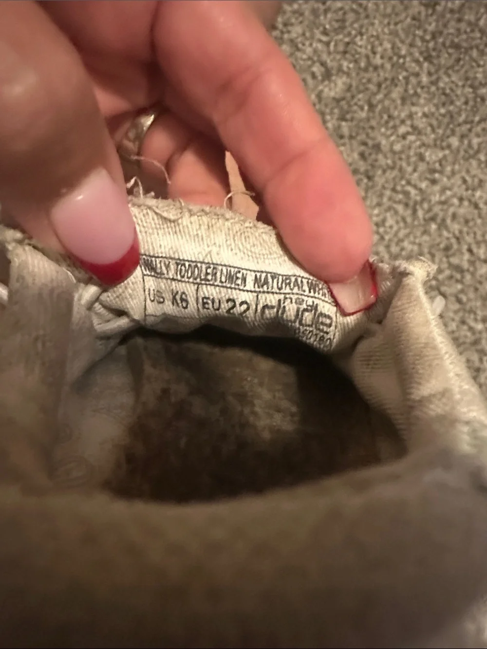Stride Rite Toddler Slip-On Loafers in Light Beige